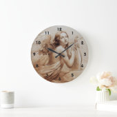 ANGEL PLAYING LYRA OVER THE CLOUDS GROßE WANDUHR (Zuhause)