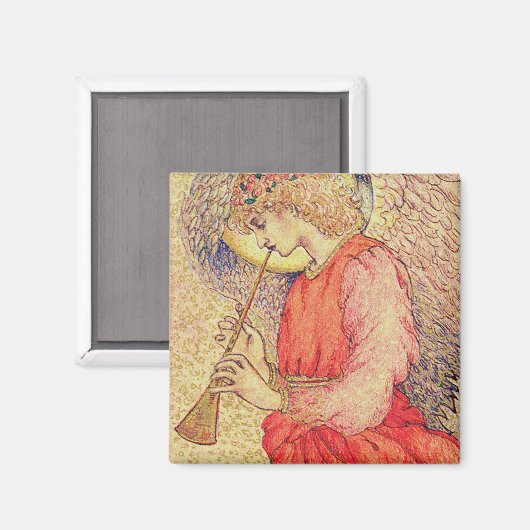 Angel Playing Magnet (Vorderseite/Rückseite)
