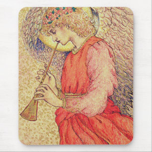 Angel Playing Mousepad