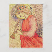 Angel Playing Postkarte (Vorderseite)