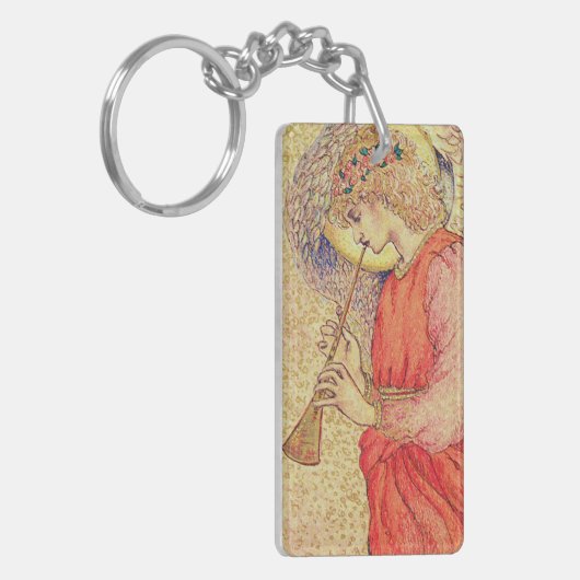 Angel Playing Schlüsselanhänger (Vorderseite links)