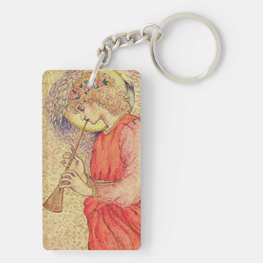 Angel Playing Schlüsselanhänger (Rückseite)