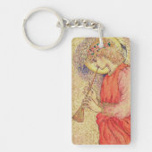 Angel Playing Schlüsselanhänger (Vorderseite)