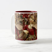 ANGEL PLAYING VIOLIN KAFFEE UND TEE TASSE (Vorderseite Links)