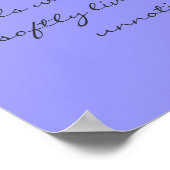 Angel Poem Poster (Ecke)