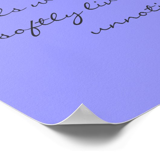 Angel Poem Poster (Ecke)