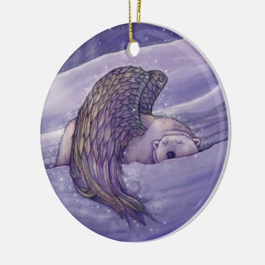 Angel Polar Bear Ornament (Links)