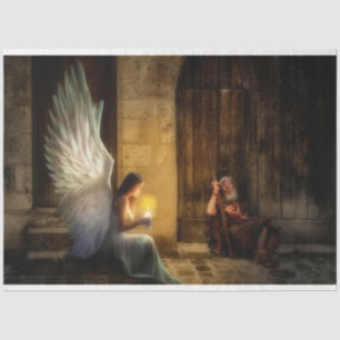Angel Poor Man 20x30 Dekoupage Tissue Seidenpapier