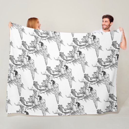 Angel Postcard Fleece Blanket (Beispiel)