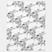 Angel Postcard Fleece Blanket (Vorderseite)