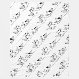 Angel Postcard Fleece Blanket