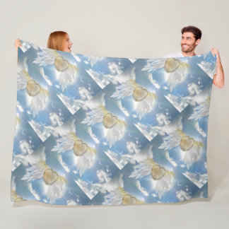 Angel Postcard Fleece Blanket