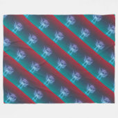 Angel Postcard Fleece Blanket (Vorderseite (Horizontal))