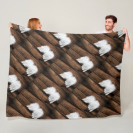 Angel Postcard Fleece Blanket