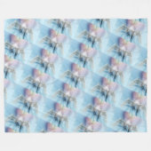 Angel Postcard Fleecedecke (Vorderseite (Horizontal))