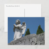 " Angel Postcard ! " Postkarte (Vorne/Hinten)