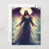 Angel Postcard Postkarte (Vorne/Hinten)