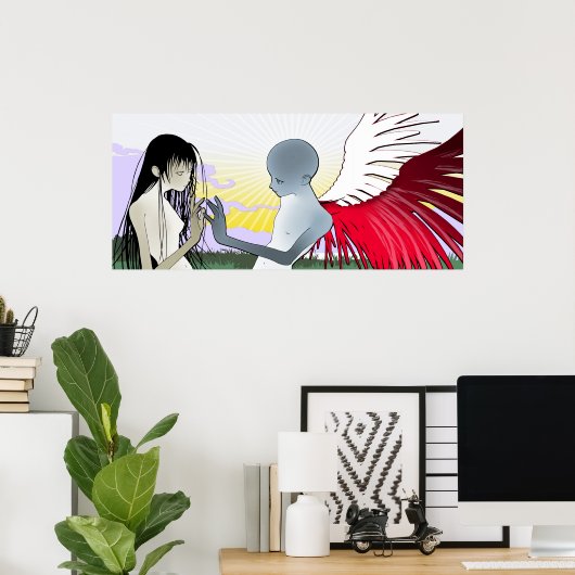 Angel Poster (Heimbüro)