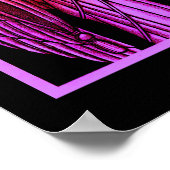 Angel-Poster aus Hartglas Poster (Ecke)