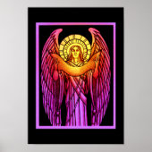 Angel-Poster aus Hartglas Poster (Vorne)