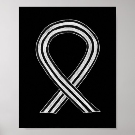 Angel Poster mit schwarzem und weißem Bewusstsein (Vorne)