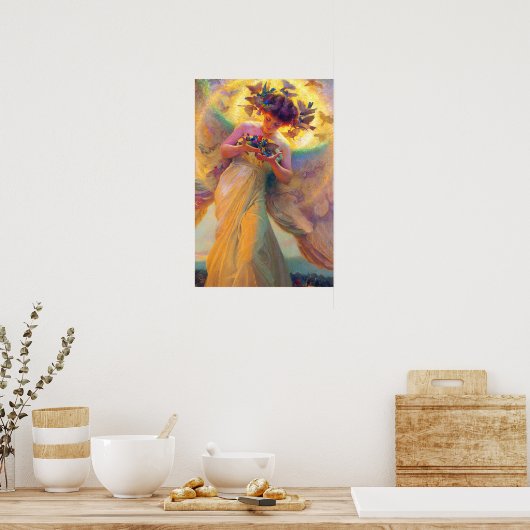 Angel-Poster Poster (Küche)