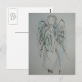 Angel Postkarte (Vorne/Hinten)