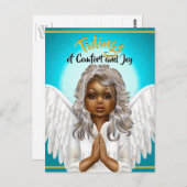 Angel Postkarte (Vorne/Hinten)