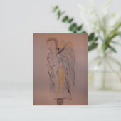 Angel Postkarte (Stehend Vorderseite)