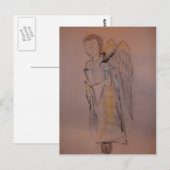 Angel Postkarte (Vorne/Hinten)