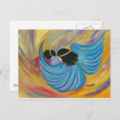 Angel Postkarte (Vorne/Hinten)