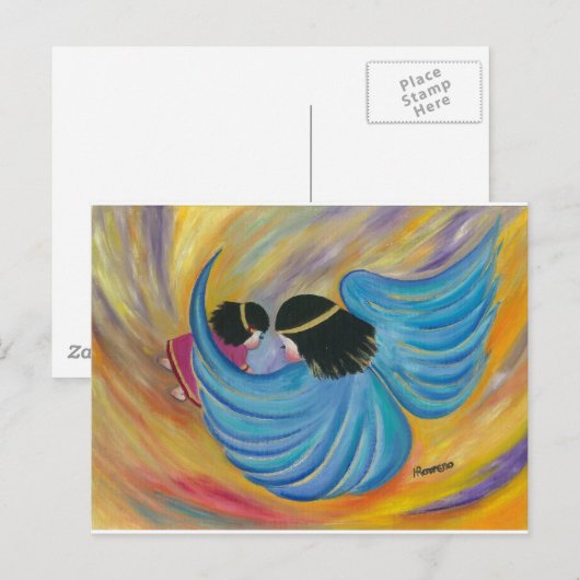 Angel Postkarte (Vorne/Hinten)