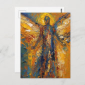Angel Postkarte (Vorne/Hinten)