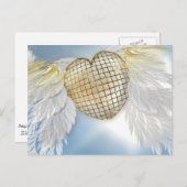 Angel Postkarte (Vorne/Hinten)