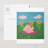 Angel Postkarte (Vorne/Hinten)