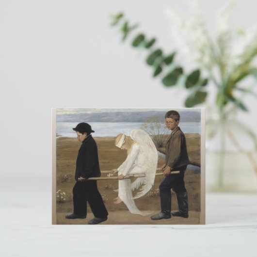 Angel Postkarte (Stehend Vorderseite)