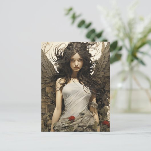 Angel Postkarte (Stehend Vorderseite)