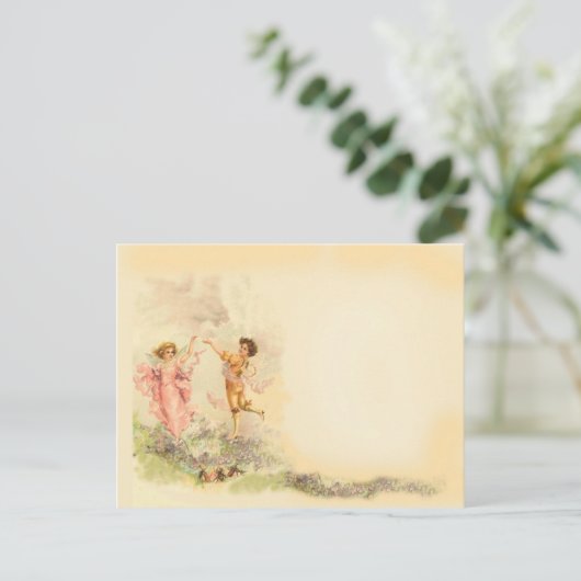 Angel Postkarte (Stehend Vorderseite)