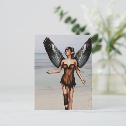 Angel Postkarte (Stehend Vorderseite)