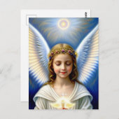 Angel Postkarte (Vorne/Hinten)