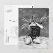 Angel-Postkarte Postkarte (Vorne/Hinten)