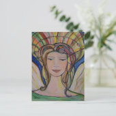 Angel Postkarte von ValAries (Stehend Vorderseite)