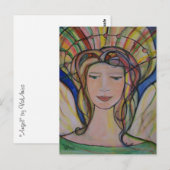 Angel Postkarte von ValAries (Vorne/Hinten)