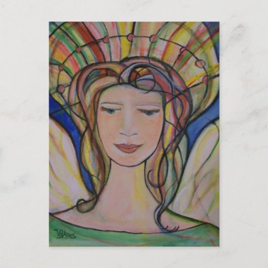 Angel Postkarte von ValAries (Vorderseite)