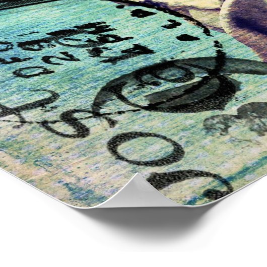 Angel Postmarks Poster (Ecke)