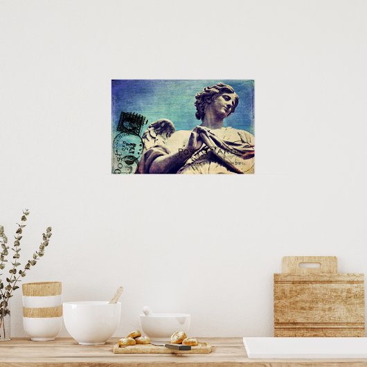 Angel Postmarks Poster (Küche)