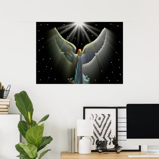 Angel Power Poster (Heimbüro)
