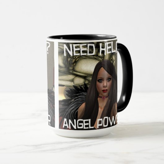 Angel Power Tasse (VorderseiteRechts)