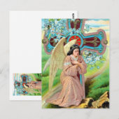 Angel Prayer Postkarte (Vorne/Hinten)