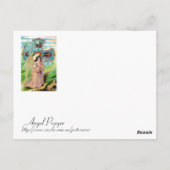 Angel Prayer Postkarte (Rückseite)